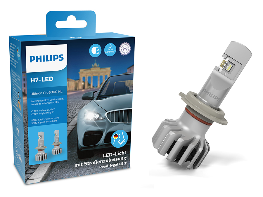 Philips Ultinon PRO6000 H7: la mejor iluminación LED homologada